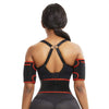 LPOW Arm Bands Arm Trimmers for Women Men Weight Loss Upper Arm Shaper Fat Burner Sauna Sweat Band Body Exercise Wraps with Pocket